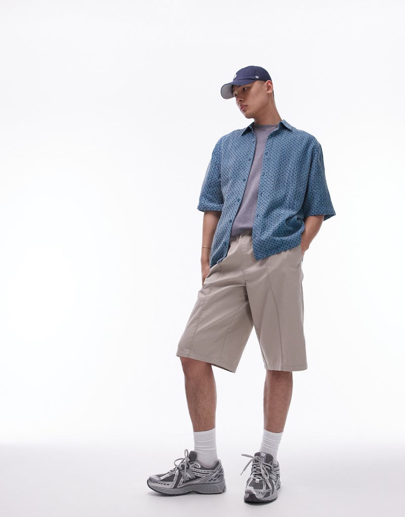 TOPMAN Long Line Casual Shorts - Image 3