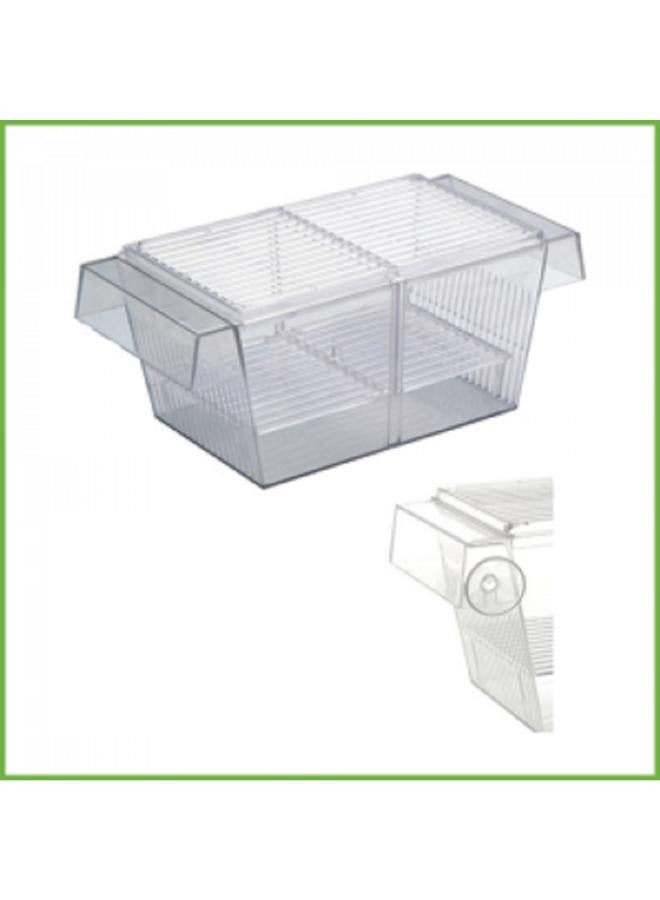 Aqua Breeding Box Aquarium Fish Tank Hatchery Incubator, Acrylic White Breeder Isolation Divider Hatching Boxes Boyu Fish Hatchery FH-101 (7.7x3.9x3.9 Inch) - Image 5