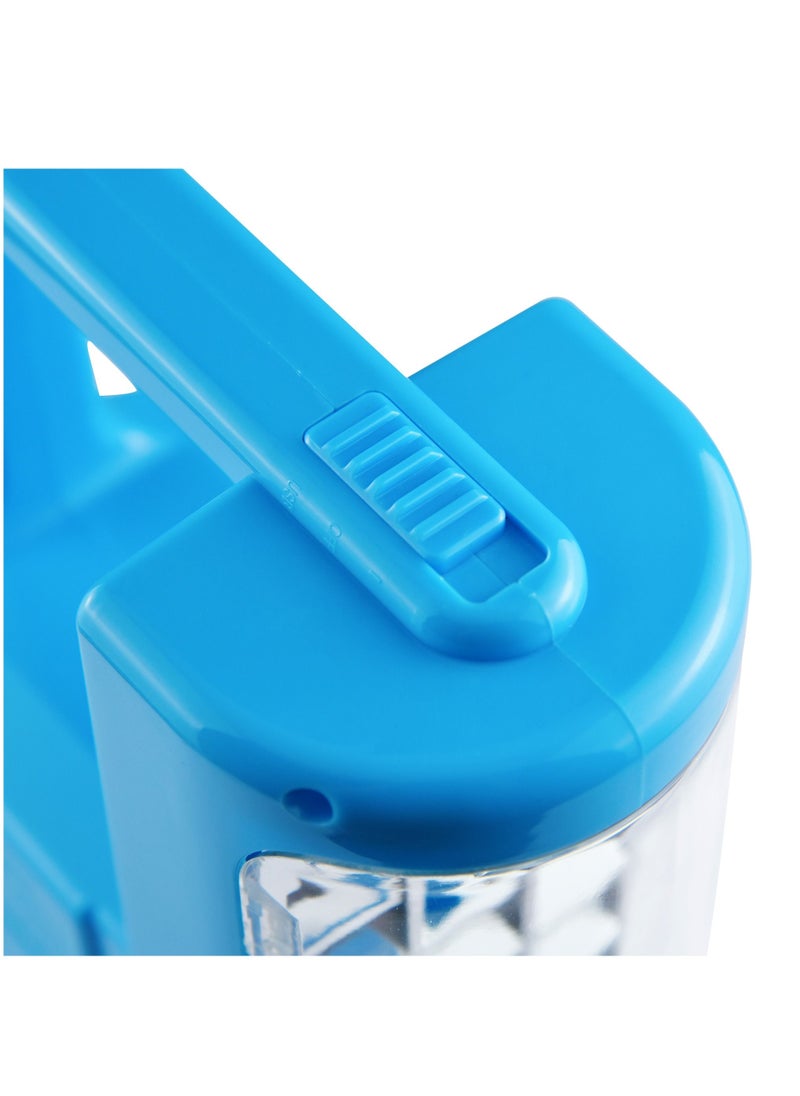 SONASHI Rechargeable LED Lantern with Solar Charge and Power bank Function  Long Operating Time of 40 Hours with Bright and Super Bright Modes  Perfect for Indoors Outdoors and Hiking SEL-687 Blue  - Image 4