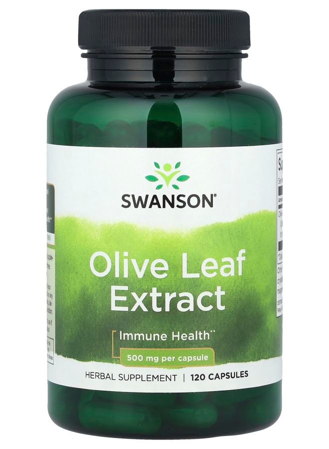 SWANSON Olive Leaf Extract 500 mg 120 Capsules