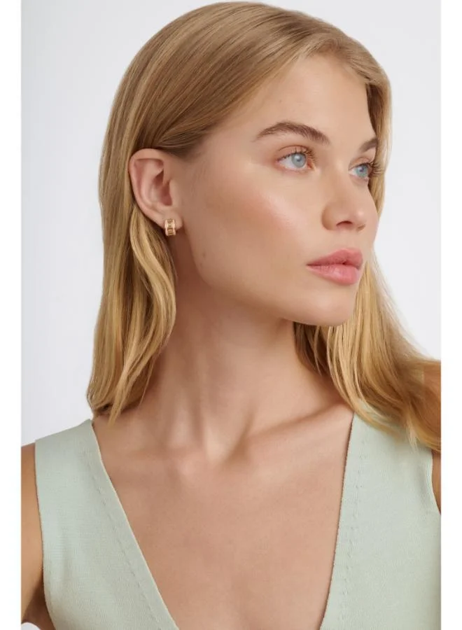 تيد بيكر ROLO: Classic Colour Enamel Roll Huggie Earrings