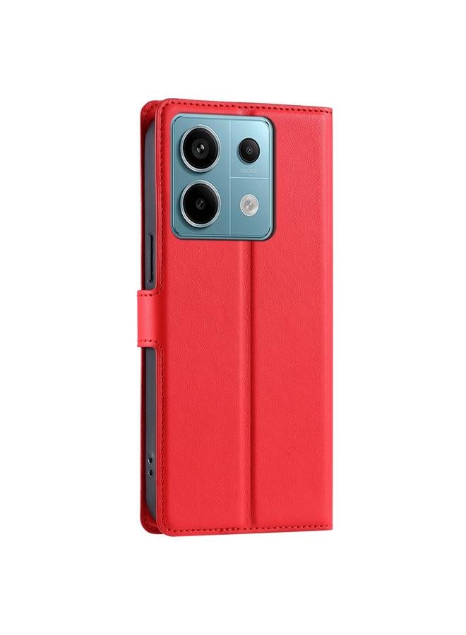 erorex Case For Redmi Note 13 Pro 5G Voltage Ultra-thin Dot Leather Phone Case - Image 3