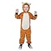 Sincere Party Tiger Onesie Novelty Tiger Jumpuit with EMB Face Costume for Kids M68 - Image 3