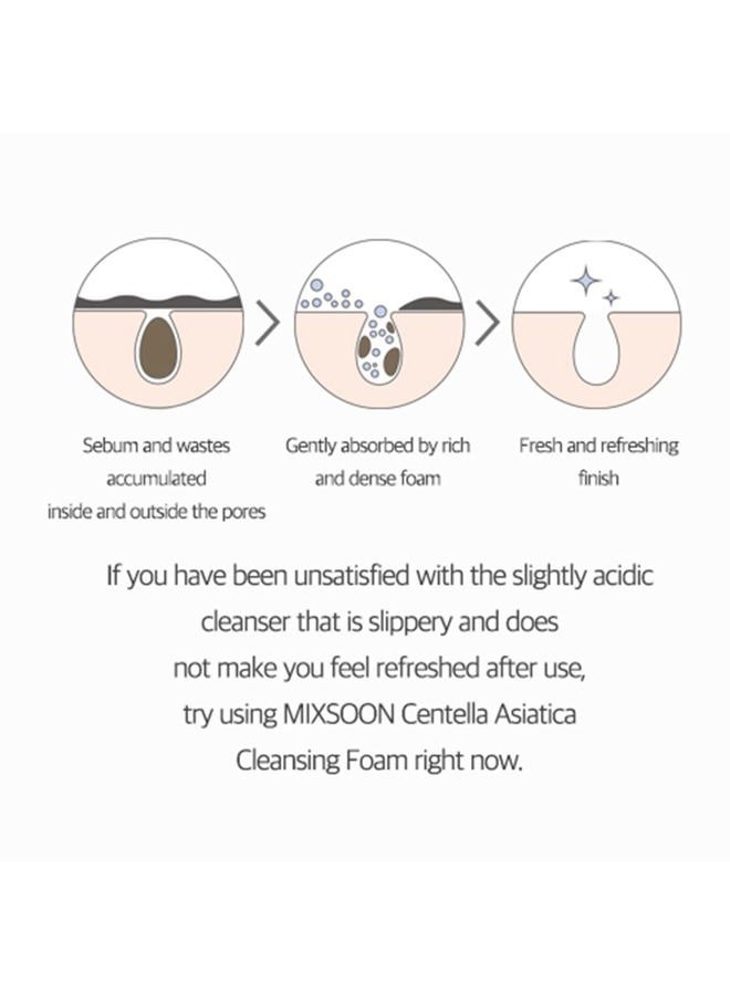 Mixsoon Centella cleansing foam 150ml - Image 5