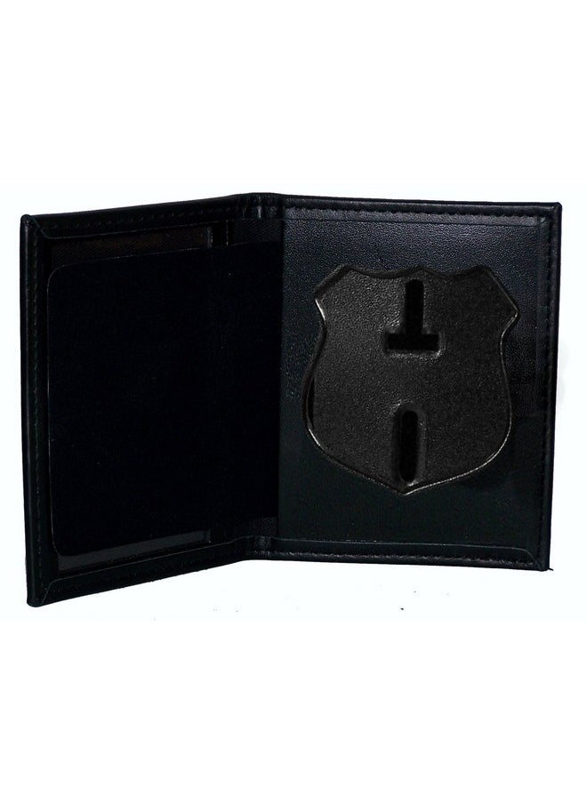 Perfect Fit Shield Wallets - Perfect Fit Dress Leather Badge And Id Case For Ny City Patrol Officer (Cutout Pf145) - Image 1