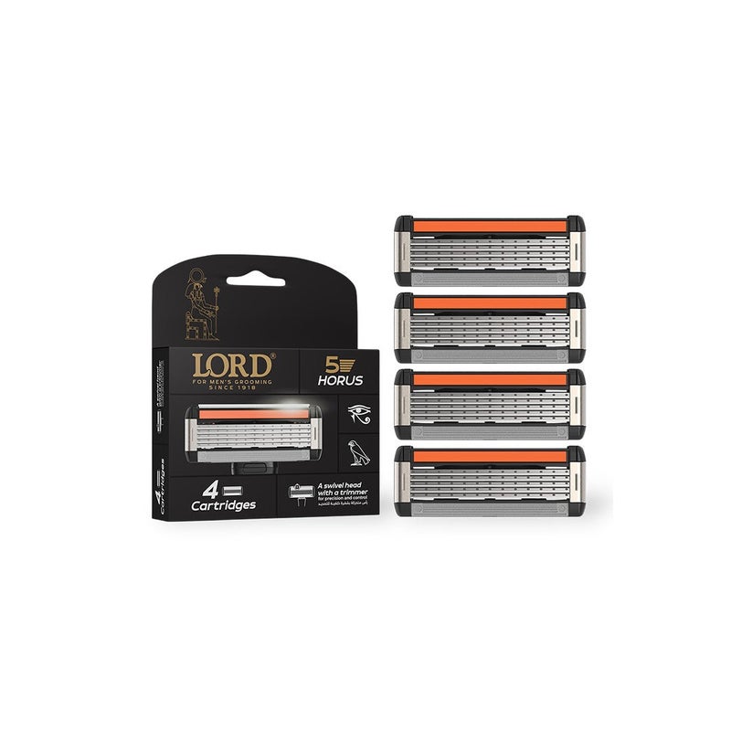 Lord Horus 5 Blade Razor Refill Pack - For Him