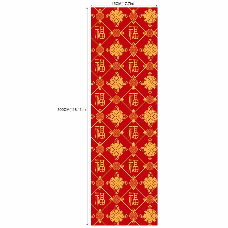2pcs Chinese Fu Pattern Wall Sticker Wallpaper Beautiful Wall Decal Decorative Sticker for Home Living Room Bedroom - Image 2