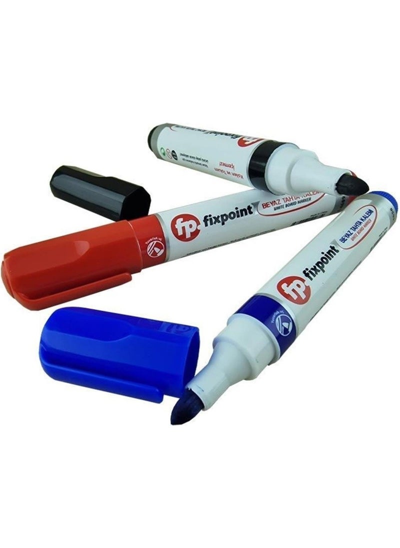 Fixpoint Whiteboard Marker 24 Black K-4627  - Image 2