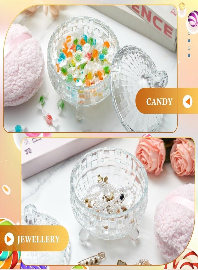 Tioncy 2 Pcs Extra Large Dusting Powder Puff and Container 6'' Body Powder Puff and Crystal Container for Women Soft Washable Reusable Velour Face(Clear) - Image 5