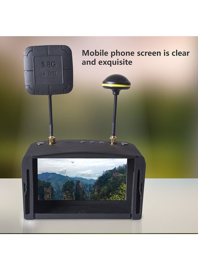 EV800D 5.8G 40CH 5 Inch 800*480 Video Headset Diversity FPV Goggles With Battery for Remote Control Model FPV Drone