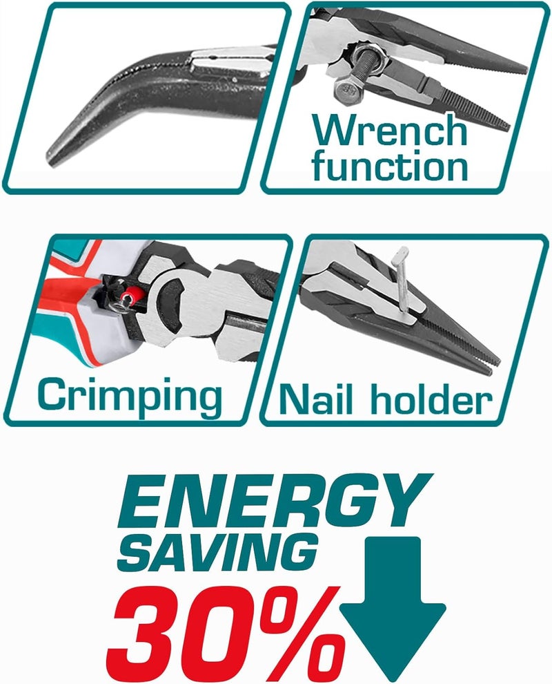 TOTAL High Leverage Pliers - 20cm Multi-Function - Image 3