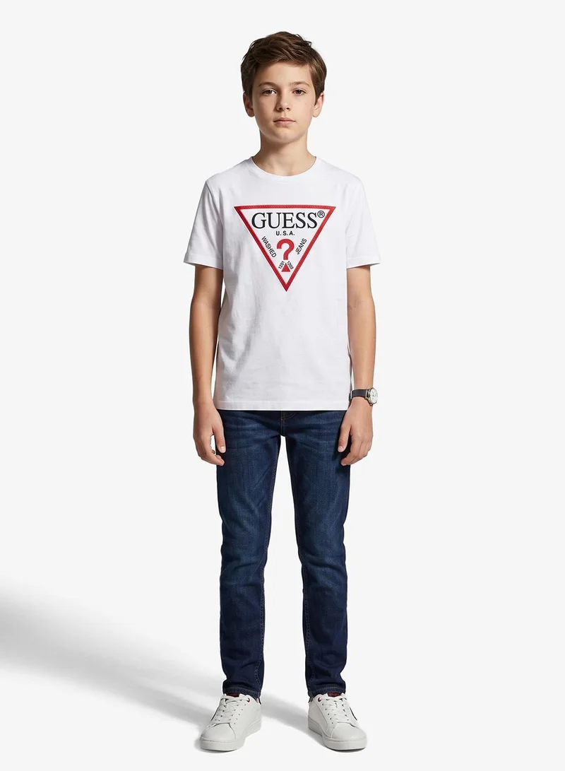 Guess Youth Graphic Crew Neck T-Shirt