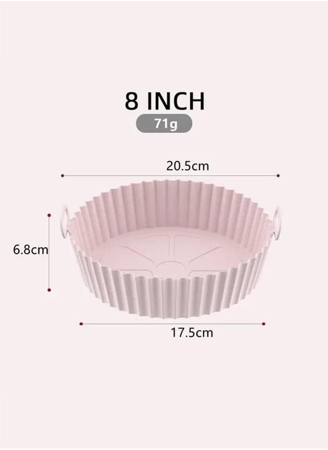 Haidue 2 Pcs Air Fryer Silicone Liner Non Stick Reusable  - Image 2
