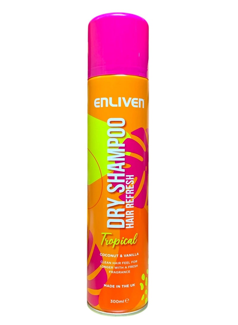 Dry Shampoo Hair Refresh - Tropical - 300ml