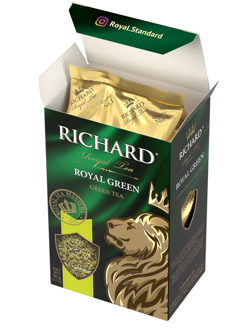 RICHARD Royal Green Premium Loose Leaf Green Tea 90 g  - Image 5
