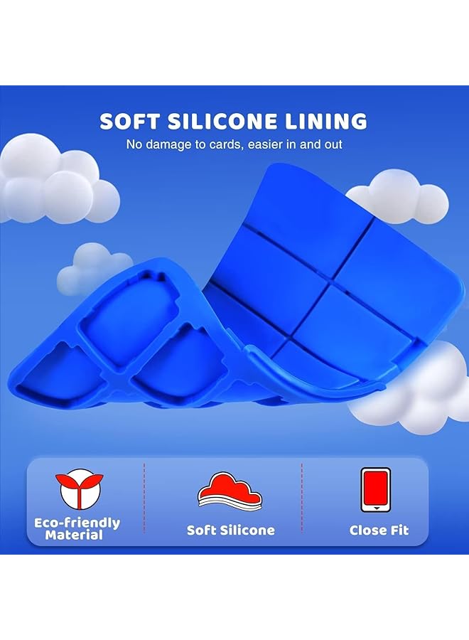 كيلا حامل ألعاب Switch لبطاقة ألعاب Nintendo Switch/Oled/Lite حامل ألعاب Switch مع 24 فتحة ألعاب و24 فتحة بطاقة Micro SD (أحمر وأزرق) - Image 5