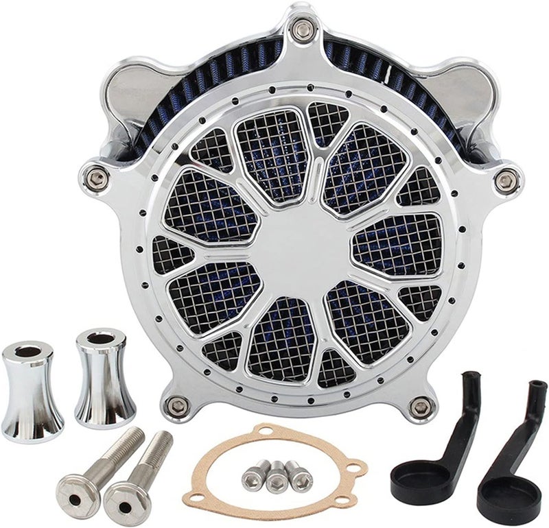 QASULER Motorcycle Air Filter Cleaner Kit