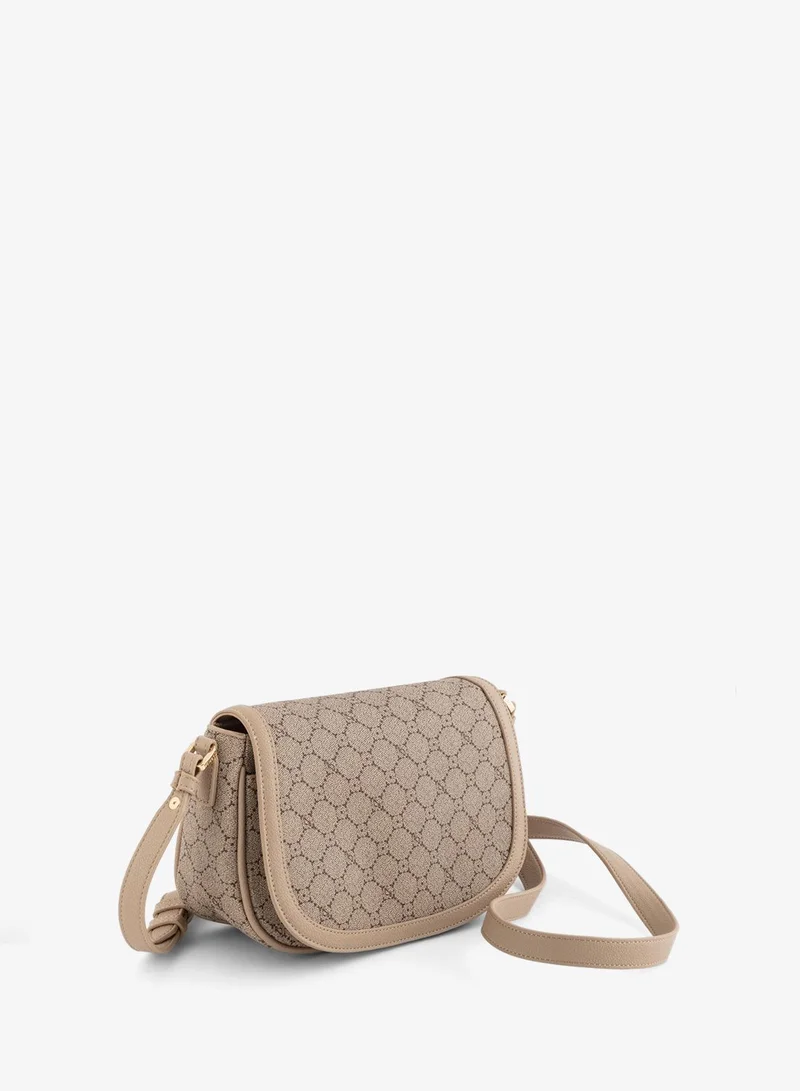 CARPISA Women's Cross-Body Bag Diana Taupe/Light Taupe