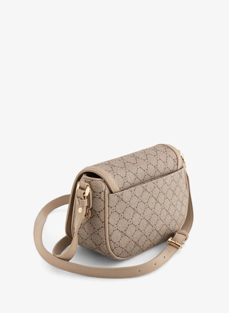 CARPISA Women's Cross-Body Bag Diana Taupe/Light Taupe