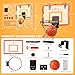 MindPal Indoor Basketball Hoop for Boys 812 Led Light Mini Hoop with Electronic Scoreboard Indoor Basketball Hoop for Kids Boy Birthday Presents - Image 4
