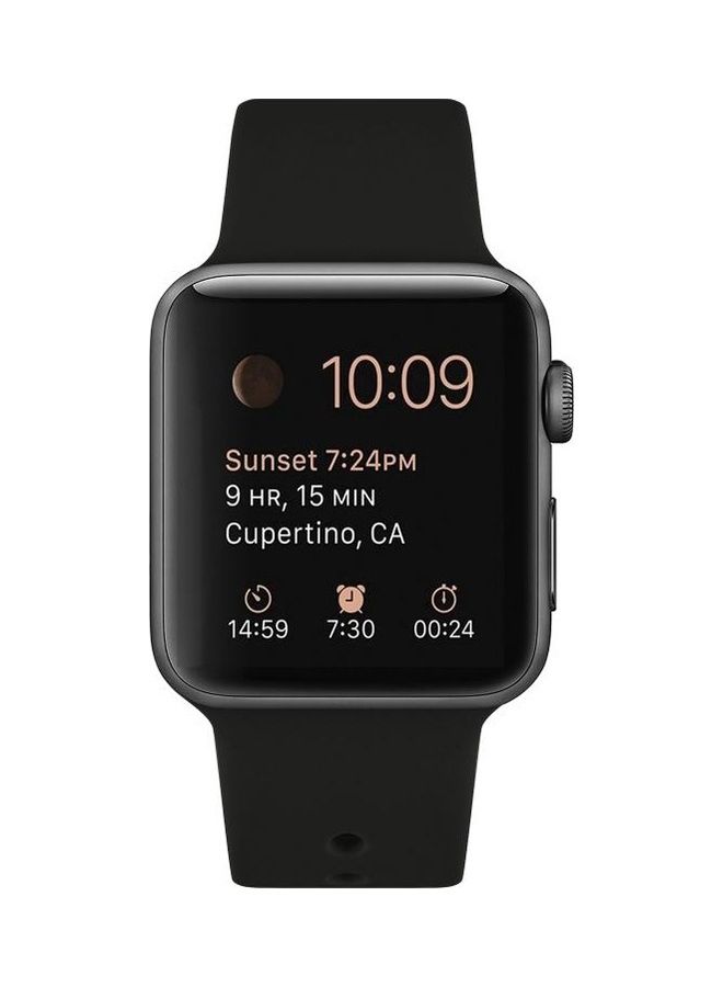 BGM Replacement Band for Apple Watch Series 1/2/3/4/5/6/SE 38/40mm Black - Image 2