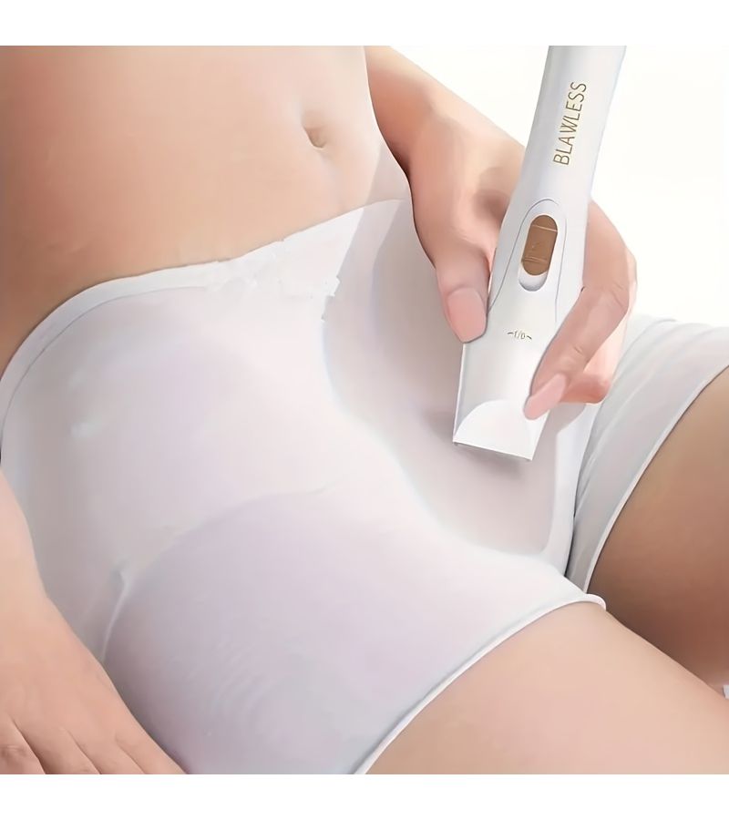مزيل الشعر الكهربائي الأخضر 3 في 1 للنساء، ماكينة حلاقة قابلة للشحن عبر USB - Image 1