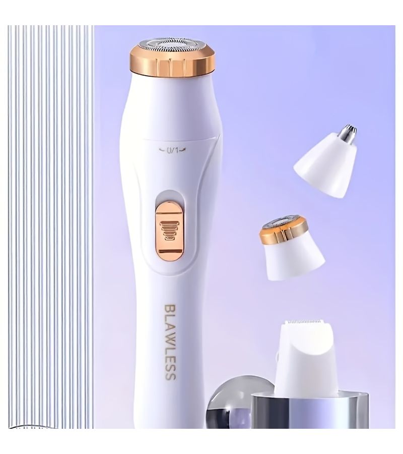 مزيل الشعر الكهربائي الأخضر 3 في 1 للنساء، ماكينة حلاقة قابلة للشحن عبر USB - Image 5