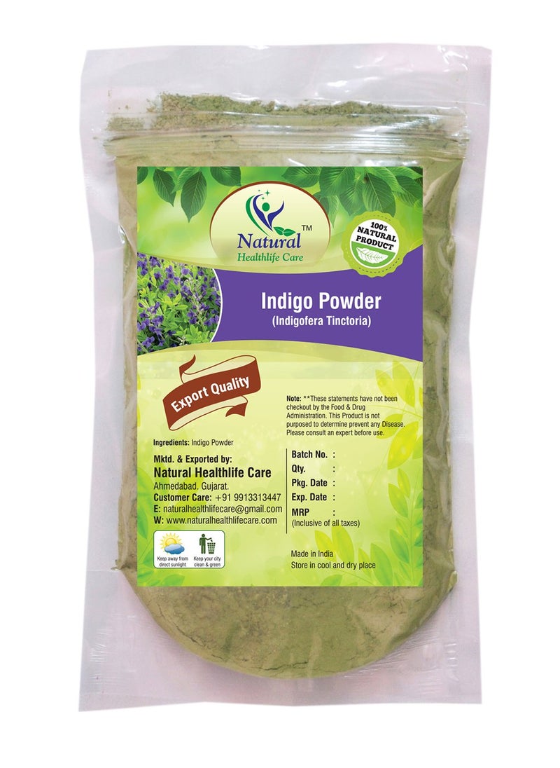 Natural Healthlife Care - Indigo powderIndigofera Tinctoria Powder 100 Pure Natural As Hair Colora nt Naturally 100gm022 lb35 ounces - Image 1