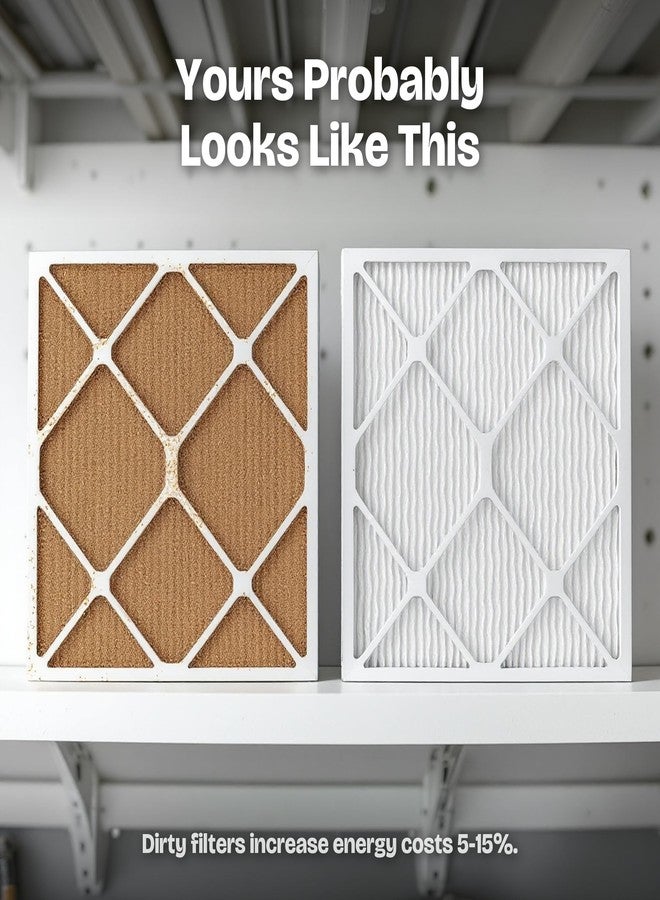 Aerostar 18x30x1 MERV 13 Pleated Air Filter, AC Furnace Air Filter, 6 Pack (Actual Size: 17 3/4" x 29 3/4" x 3/4") - Image 3