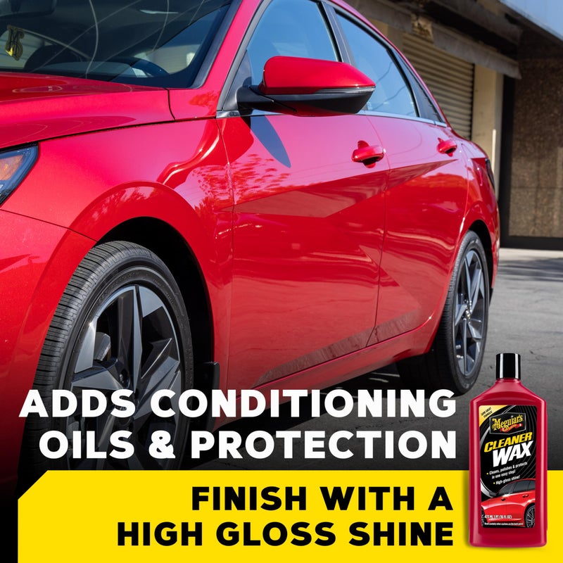 Meguiar's Cleaner Wax - Liquid Car Wax, Cleans, Polishes and Protects Your Vehicle - Easy to Use, Long-lasting Shine - 16 Oz - Image 2
