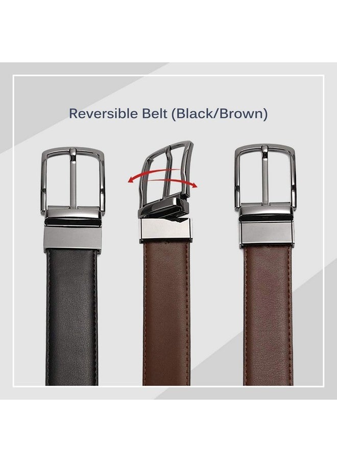 Relish - Relish Leather Analogue Men'S & Boy'S Brown Watch, Belt, Wallet And Sunglasses Combo Valentine Gifts Birthday Gift For Mens - Image 1