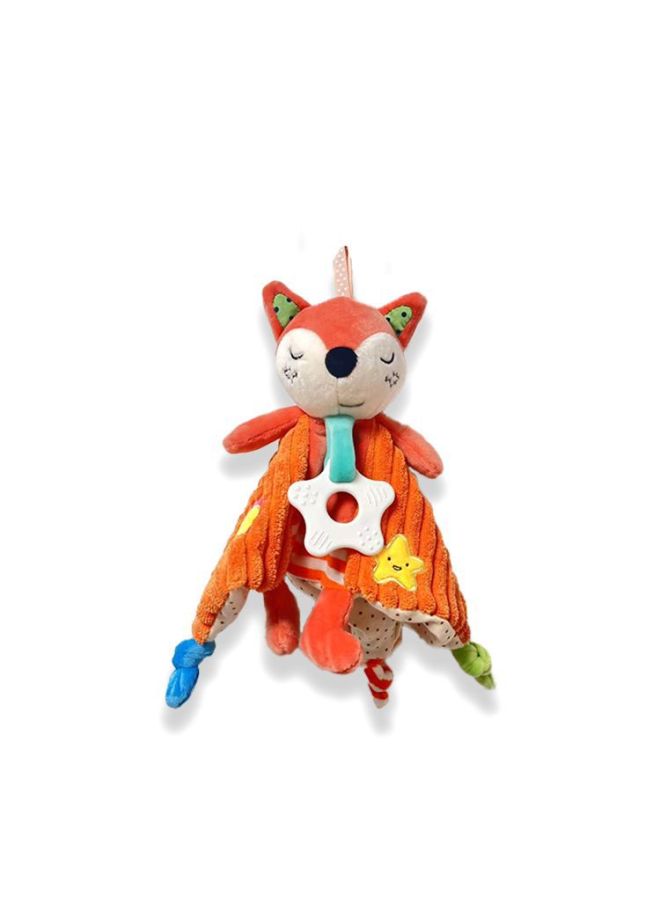 Baby Toy 0-1 Years Old Ammolation Towel Baby Sleeping Doll Entrance Comfort Doll Baby Toy Rattle-Colour:Triangle Scarf Fox  - Image 1