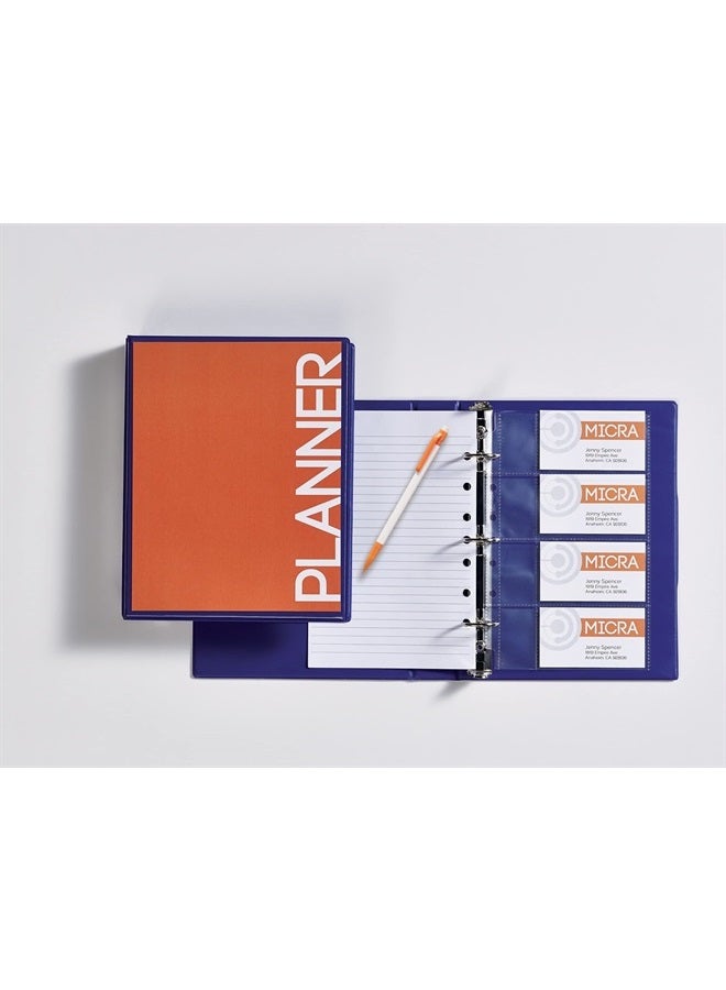 AVERY Avery Mini Business Card Pages, Clear, 5.5 x 8.5 inches, Pack of 5 (76025) - Image 3