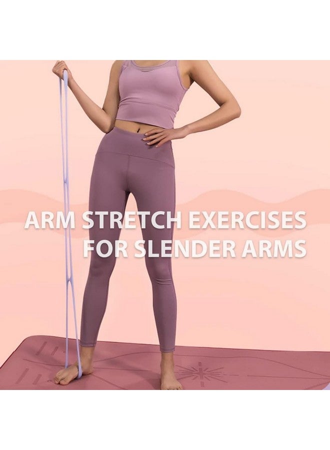 Ndola Figure 8 Resistance Band, Arm Back Shoulder Exercise Elastic Rope Stretch Fitness Band, Foot, Leg, Hand Stretcher, Arm Exerciser for Yoga Pilates Stretching Physical Therapy, Home Gym Workout - Image 3