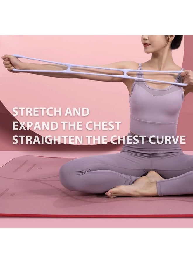 Ndola Figure 8 Resistance Band, Arm Back Shoulder Exercise Elastic Rope Stretch Fitness Band, Foot, Leg, Hand Stretcher, Arm Exerciser for Yoga Pilates Stretching Physical Therapy, Home Gym Workout - Image 4