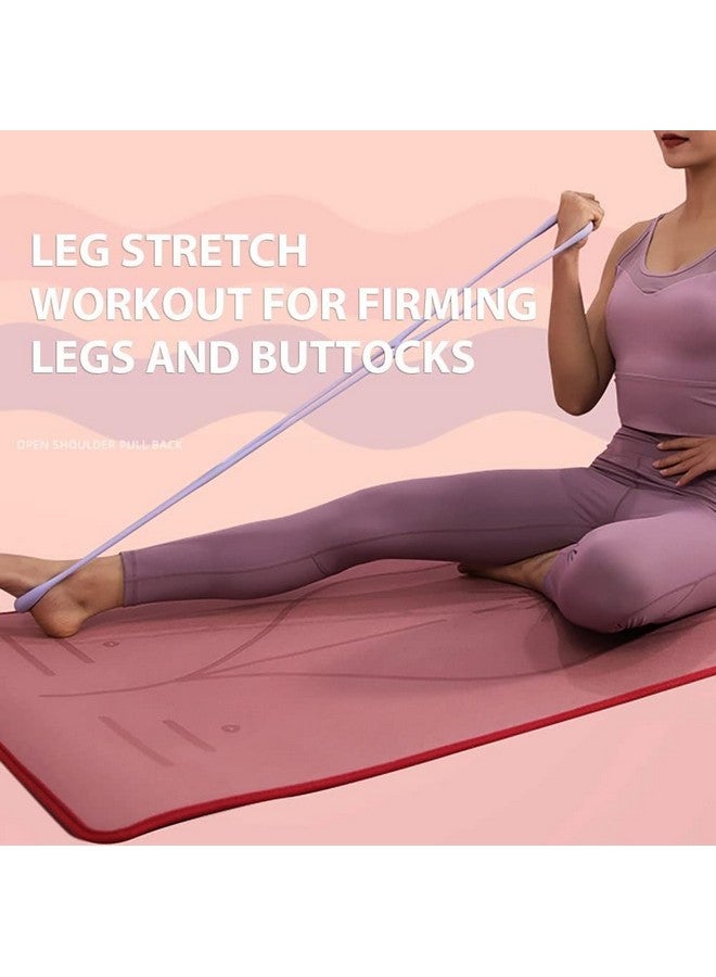 Ndola Figure 8 Resistance Band, Arm Back Shoulder Exercise Elastic Rope Stretch Fitness Band, Foot, Leg, Hand Stretcher, Arm Exerciser for Yoga Pilates Stretching Physical Therapy, Home Gym Workout - Image 2