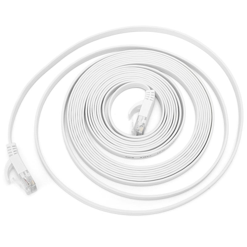 Ethernet Cable 8-Core Pure Copper Twisted Pair - Gold-Plated RJ45 Interface Anti-Interference Gigabit Network Cable for Routers Desktop Computers Notebooks Smart TVs - Image 1