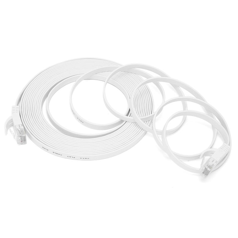 Ethernet Cable 8-Core Pure Copper Twisted Pair - Gold-Plated RJ45 Interface Anti-Interference Gigabit Network Cable for Routers Desktop Computers Notebooks Smart TVs - Image 3