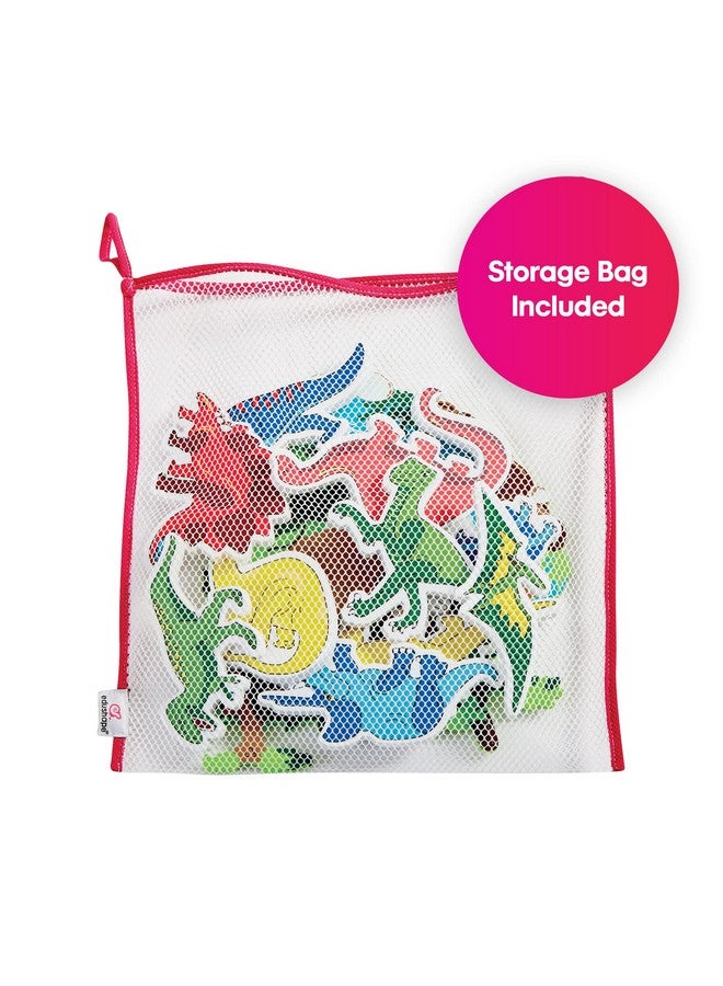 Edushape Magic Creations Foam Sticker Imaginative Bath Tub Activity Play Set, Dinosaurs - Image 4