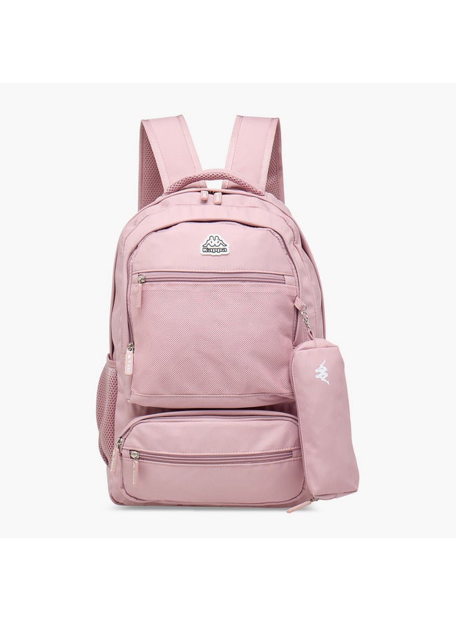 Kappa Girls Logo Print School Backpack and Pencil Pouch set - Image 1