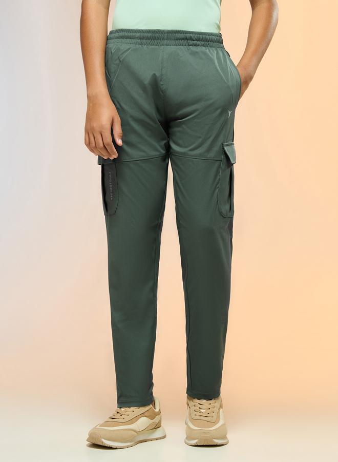 Technosport Teen Straight Fit Sports Cargo Track Pants - Image 2