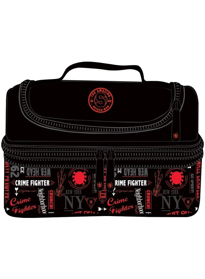 MARVEL Spider-Man 4 Pcs Backpack Set with Lunch Bag, Water Bottle & Pencil Case - Image 4