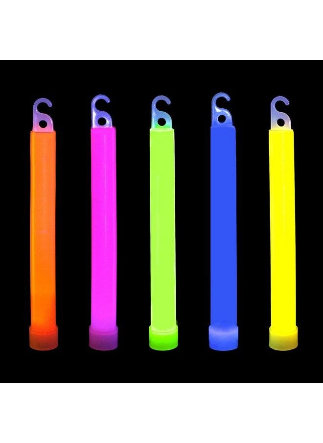 Novelinks 50 Pcs 6 Premium Glow Sticks Bulk Glow Necklaces Bulk Light Up Necklaces Bulk Glow In The Dark Necklaces  - Image 2
