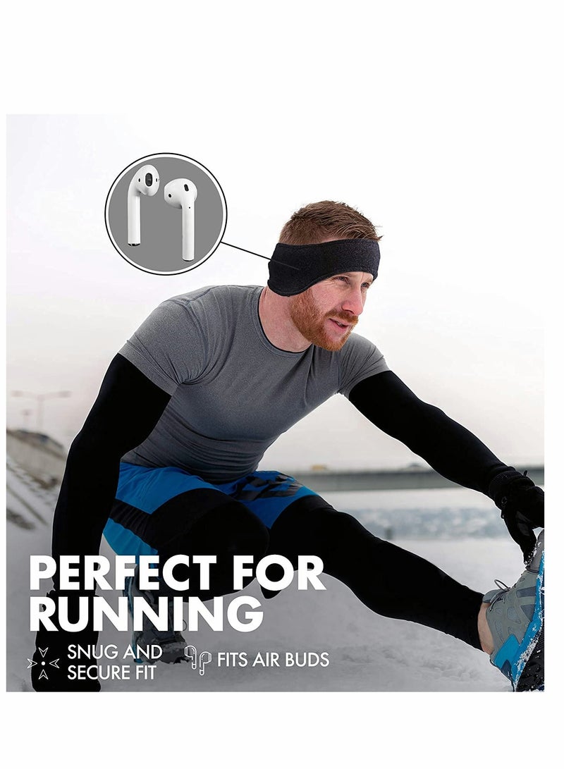 Warm  Comfortable Earmuffs and Sweat-Absorbent Headscarves for Men  Women - Perfect for Running  Cycling - Image 5