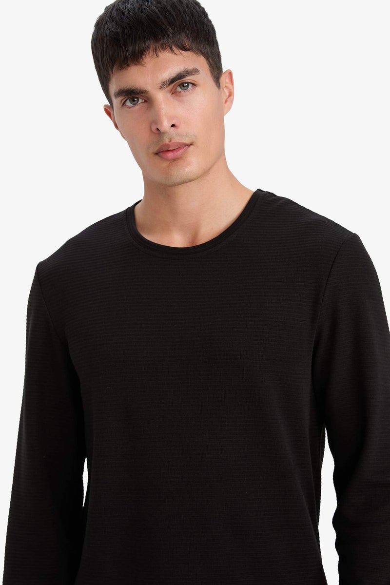 DeFacto Slim Fit Long Sleeve Sweatshirt - Image 4
