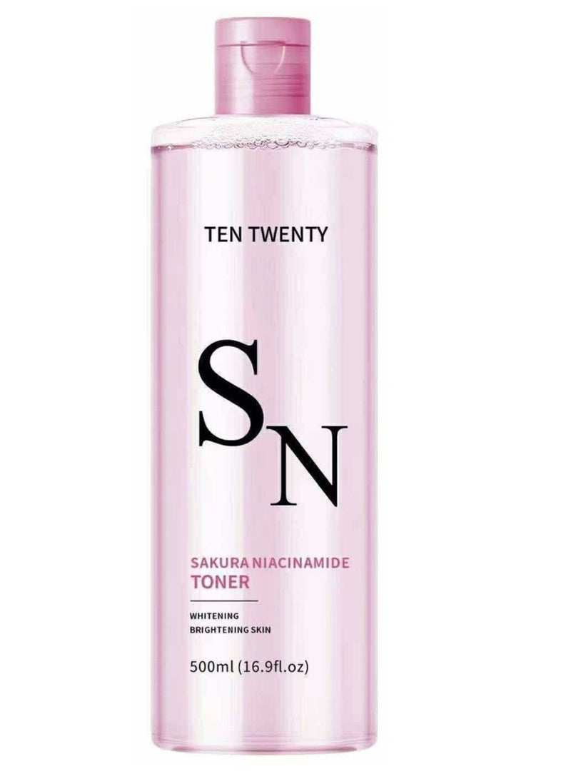 TEN TWENTY, SAKURA NIACINAMIDE TONER 500ML