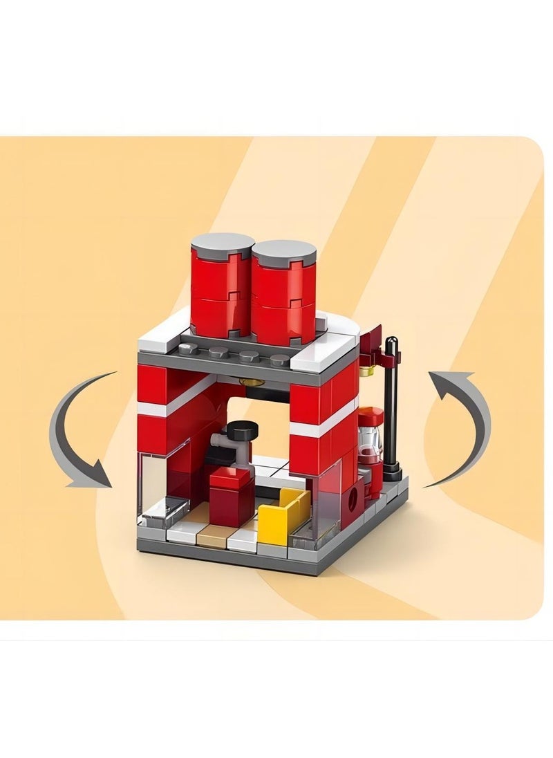 103-Piece Mini Street Coca Cola Store Building Block Toy  - Image 3