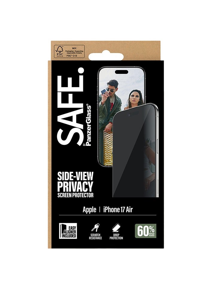 بانزرجلاس حماية شاشة بانزر جلاس SAFE ايفون 17 اير - شاشة كاملة حفظ الخصوصية - Image 5