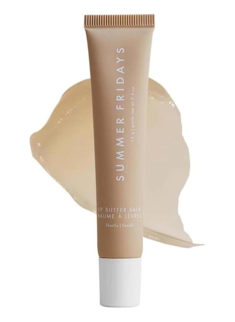 SUMMER FRIDAYS - Summer Fridays Lip Balm,Moisturizing Natural Lip Balm,Moisturizes And Brightened, Contains Shea Butter, Lip Care For Dry Lips (Vanilla) - Image 1