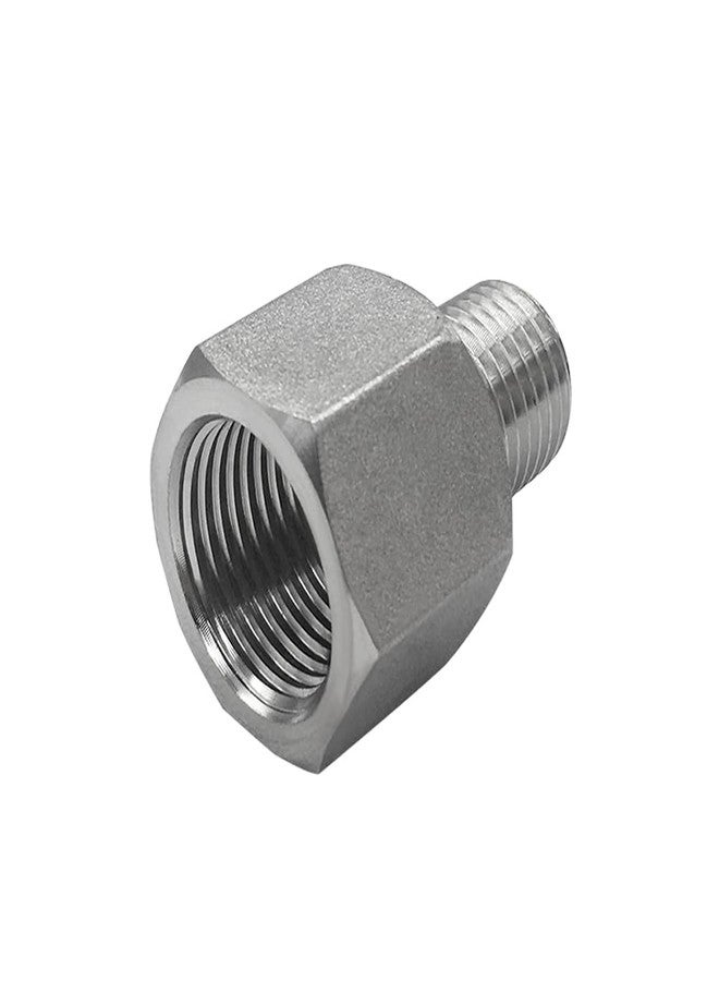 Fitvell Stainless Steel Reducer Adapter 1/4" NPT Female x 1/4" NPT Male (Pack of 5) - Image 5